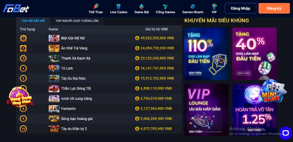 Các tính năng đa dạng của ứng dụng sumvip app với nhiều trò chơi